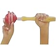 SPOCCO | Cricket Ball Seam Revolution Practice Handle with Rotating Ball- (Pack of 1) - Red Ball | CB22