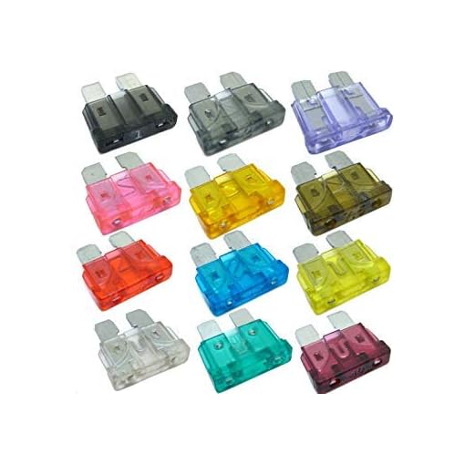 PGSA2Z® 5 Amps 40 Amps A Car Fuse Set of 5 Each 8 Kinds Fuses - Set of 40 Pieces