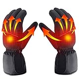 elektrische handschuhe Für verschiedene Anlässe: Elektroheizung Winter Handschuhe perfekt für alle Arten von Outdoor-Aktivitäten wie Rennen, Angeln, Wandern, Skifahren, Motorradfahren, Jagen, Klettern, Laufen, Rodeln etc. Genießen Sie Outdoor-Sport auch in einem harten Winter!