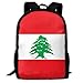 Produktbild Flag of Libanon Fashion Travel Rucksäcke Durable Rucksäcke Laptop Rucksack Schultertasche für Männer/Frauen