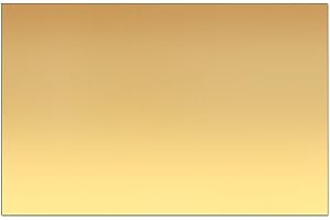 WINFOX Brass Sheet,4" x 8",14 Gauge(2mm) Thickness, 99.9% Pure Brass Plate,for Engraving, Crafting, Jewelry