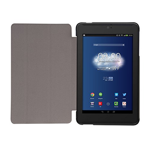 kwmobile Hülle für Asus Fonepad HD 7 ME372CG – Smart Cover Case Tablet Schutzhülle Kunstleder – Ultra Slim Tabletcase Schwarz - 4