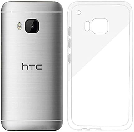Senisttech HTC One M9 Ultra Slim Protective Case, Crystal Clear Anti-Scratch Shockproof Silicone Backcover Cell Phone Sleeve TPU Case for HTC One M9 (Transparent)