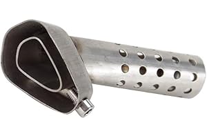GRFIT silenciador de Escape Silenciador De Escape Para Motocicleta Escape DB Killer Silenciador Ajustable Reduce El Eliminador De Sonido Para Akrapovic, 57mm * 40mm Tubos de escape
