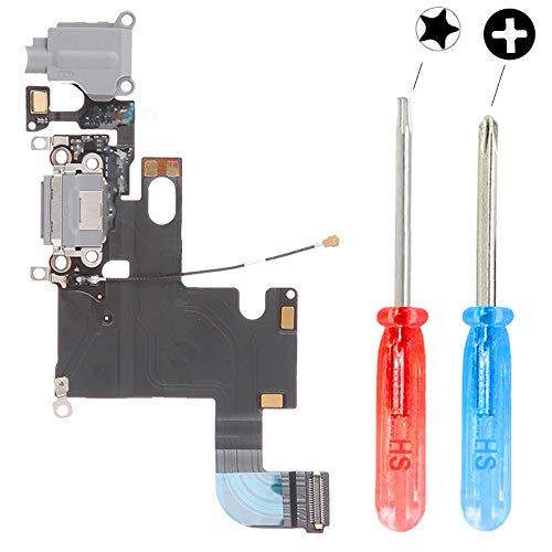 MMOBIEL Conector Dock para iPhone 6 Negro Space Grey de Repuesto Puerto USB Cable Flex Micr fono Audiojack Conexi n de Antena y bot n de Inicio Instalado Incl 2 x Destornilladores reviews MMOBIEL Conector Dock para iPhone 6 Negro Space Grey de Repuesto Puerto USB Cable Flex Micr fono Audiojack Conexi n de Antena y bot n de Inicio Instalado Incl 2 x Destornilladores