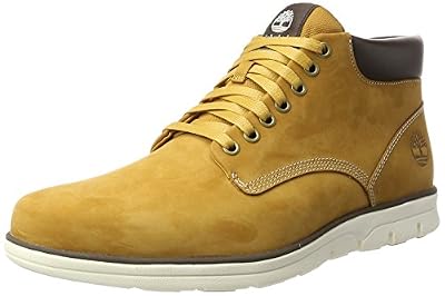 Timberland Bradstreet Leather Sensorflex, Bottes Chukka Homme, Jaune (Wheat Nubuck), 40 EU