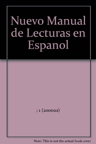 Preisvergleich Produktbild Nuevo Manual de Lecturas en Español IV (para chinos)