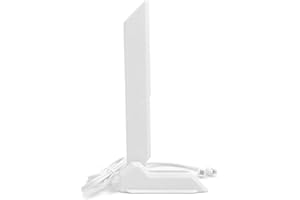 Gintai WiFi 7 Antena para Gigabyte Z890 Z890I Z890M X870 X870E B550M B650E B850 B860 W790 TRX50 Series WLAN Amplifiers WiFi 7 Card Gaming Tri-Bande 12dBi Bluetooth 5.4, Base Magnética (Whi) te)