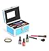 Urbanity Aluminium Makeup Cosmetics Vanity Case Beauty / Jewellery Box Diamond Blue