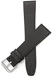 Extra Lang (XL) Leder Uhrenarmband 22mm, Braun, Büffelmotiv, auch verfügbar in schwarz