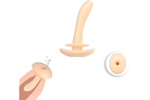 4 färger, 2 stilar Smidiga och rundade urinrörsplugg för män, unik design, lätta och bärbara-RDMM55 (Nude, Style-2)