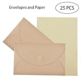 Medida de los sobres: 17.4 * 10.9 CM, Medida de Kraft Papel: A6 (21*14.8 CM), La Kraft Papel tiene que ser doblada para caber en el sobre.