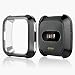 Produktbild Leetoyi Schutzhülle für Smartwatch, kompatibel mit Versa Case, Schlankes Allround-TPU-Case für Smartwatch (Slive), schwarz