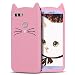 Produktbild Hülle für Huawei P Smart Silikonhülle, Huawei P Smart Hülle Rosa - SpiritSun 3D Süße Katze Handyhülle Ultra Dünn Huawei P Smart Hülle Weich Flex TPU Silikon Schutzhülle Kratzfest Stoßfest Fallschutz Handy Zubehör Schutzhülle Backcover Bumper Case