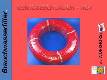 10 METER FREIE FARBWAHL Stck, Side by Side, Khlschrankschlauch, 6 mm Wasserschlauch WEISS, GELB, BLAU, ROT - IHRE WAHL 1/4 Zoll (6mm) fr Side by Side Khlschrank, Khlschrankschlauch, 10 m am Stck, Wasserfilter, Osmoseschlauch (Rot)