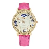 IG Invictus Frauen Luxusedelstahlarmband Uhr analoge Quarz Armbanduhr RUIJIU ZYBFLS 3 Damenuhr