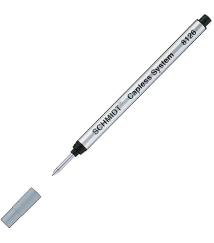 Schmidt Short P8126 Capless Rollerball Refill in Black - Fine Point by - Pens