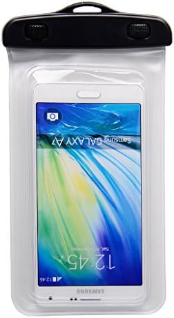 Hamyi Waterproof Case with Armband and Neck Strap,Universal Waterproof Pouch Bag for Apple iPhone 6 Plus, iPhone 6s plus, Samsung Galaxy S6 Edge+, Note 5/4/3/2,Fits All Smartphones 5-6 inch Screen Diagonal Size(Clear)