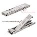 KEDSUM Professional Portable Manual Nose & Ear Hair Trimmer, No Batteries Required, Stainless Steel Nose Hair Remover for Men & Women,Come with a Fingernail Clipper as a Small Gift