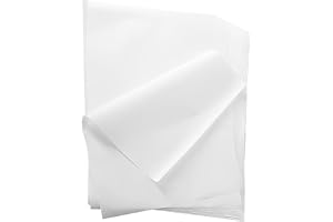 120 ark vaxpapper för livsmedel, 33 x 23 cm ost- och smörpapper, vattentätt och oljebeständigt bröd- och smörpapper, vitt, sm