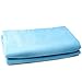 TOOGOO(R) 2x 100% Cotton Cotbed Fitted Flat Waterproof Sheets 100x 140cm for Baby Bed - Blue