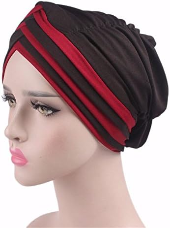 OSISDFWA Ladies Fashion Hat Baotou National Multicolored Light In The Spring And Autumn Winter Hat Black Red Knitted Hat