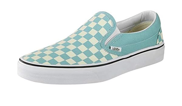 vans aqua haze checkerboard