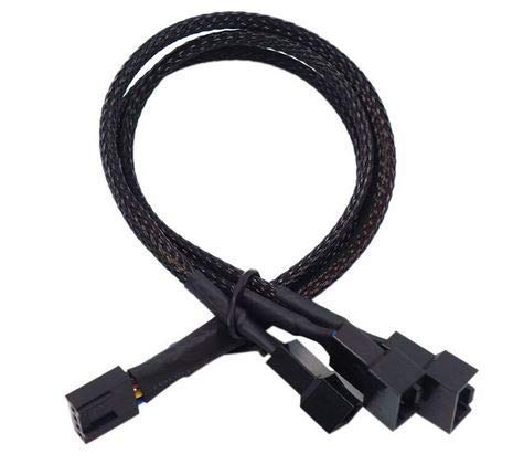 TravisLappy 4 Pin 5-24V 4 Pin RGB Connector 1 to 3 4 pin Wire Splitter Extension Cable for Computer Fan Motherboard Aura RGB LED Tape Light