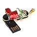 Produktbild Flash Drive USB Crystal Christmas Sock External Storage 64G U Disk(Red)