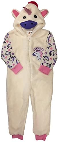 Phonicon Unicorn Sparkling Cream Dress Up Character Fleece Onesie 4-5 Years