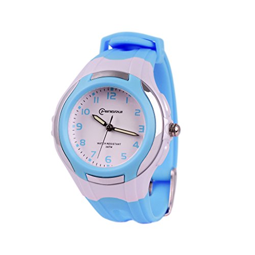 WOLFTEETH Kinder und Jugendliche Uhr Analog Quarz mit Plastik Armband 3044 MEHRWEG