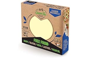 NESHA MARKET GreenVie Queso Mozzarella Bloque vegano 250g (Pack de 2)