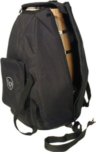 LP Latin Percussion Conga Tasche Palladium mit Transportrollen, strapazierfähige Nylontasche, Tragegurt, Außentasche, LP544-PS