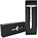 Jagen David ® L5 - Elegant Extra Long Double Edge Razor Safety Razor Fits All Double Edge Razor Blades unique Christmas gift for him - 11.5cm (Gold)