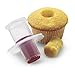 Produktbild homiki Kuchen Corer-Spiralschneider-der Taucher zum Backen Filler Modell-Graben-Kernbohrer Dekorieren Teiler Küche Cupcake Filler Modell
