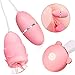 Produktbild Fondlove Vibro Ei Bullet-Vibratoren Vibrationseier mit Zunge Vibrator Klitoris Stimulator und G Punkt Vibratoren Sexspielzeug für Frauen