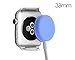 Produktbild 38mm Apple Watch TPU Magnetic Ladegerät Aufladenkabel Schutzhülle Hülle Tasche Gehäuse Schutzschicht (Nur eine Hülle, Kable und Ladegerät enthalten nicht) - Blau