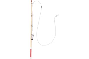 TOOYFUL T 1/12 échelle Dollhouse Miniature Canne à Pêche Canne à Pêche