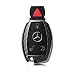 Produktbild FancyAuto Hülle Autoschlüssel Keyless Schlüssel Schutzhülle Schlüsselhülle Cover Auto für Mercedes Benz Plug-in Key (Black,Carbon Fiber)
