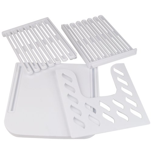 Veroda ABS Bread Expanding &amp; Cutting Bin Keeper Loaf Slicer Slicing Guide Tool