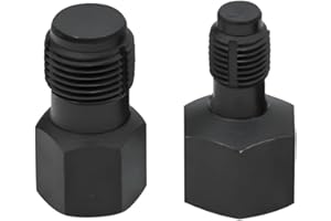 A ABIGAIL 2PCS Oxygen Sensor Thread Chasers M18 x 1.5mm and M12 x 1.25mm thread chasers with 3/8” drive to clean and repair damaged threads