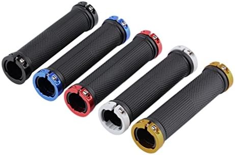 2 x Double Lock On Locking Bike Cycling Handle Bar Grips Mountain Bicycle