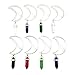 1 Pcs Moon Hairpin With Natural Stone Pendants Charms Hair Clip Clamps Accessories Barrettes Bobby Pin Wedding Bridesmaids Ornament Decoration Women's GIFT Headwear Headdress by HONGTIAN