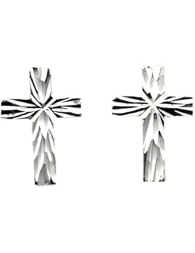 Arranview Jewellery Kinder Klein Silber Kreuz Ohrringe–925Sterling Silber
