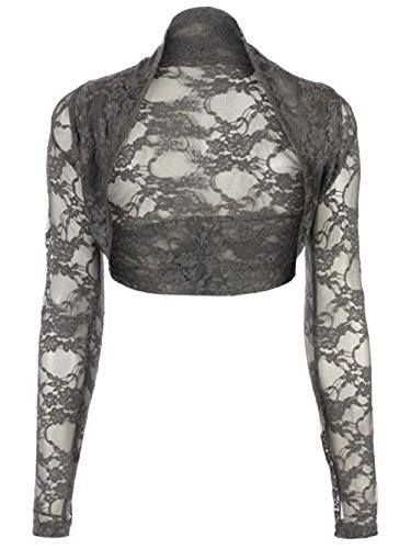 Shopping Zone Ladies Bolero Shrug Fancy Party Dress Cropped Lace