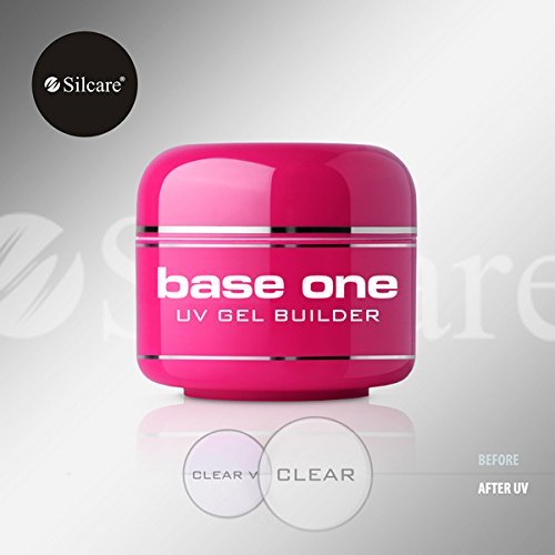 Base One Clear 50g UV Gel Acid Free Nails Builder File Off Gel Silcare