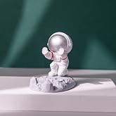 &Ccedil;ok Fonksiyonlu Astronot Uzay Adamı Cep Telefonu Standı Komik Sevimli Astronot Heykeli Telefon Tutucu, Ofis Dekorasyonu Masa&uuml;