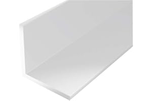 Alberts 479237 Profilo angolare | plastica, bianco | 1000 x 20 x 20 mm