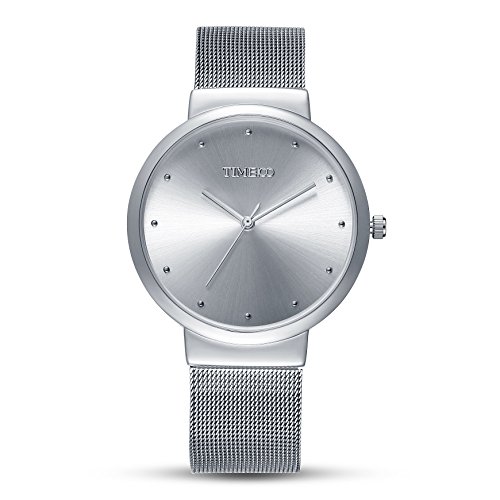 Time100 Armbanduhr Herrenuhr Quarzuhr Anlaloguhr Edelstahl Silber #W50199G.03A Time100 Armbanduhr Herrenuhr Quarzuhr Anlaloguhr Edelstahl Silber #W50199G.03A