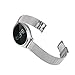 Produktbild zhuotop Bluetooth Smart Watch Blutdruck Herz Rate Monitor Sport Smart Armband für Android iOS, silver steel band